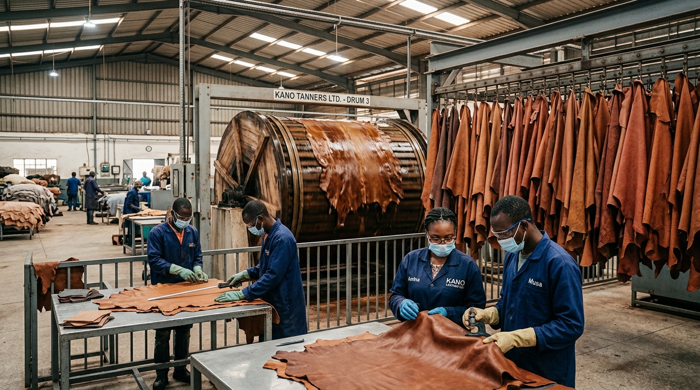 Industrial Wet-Blue & Crust Leather Processing
